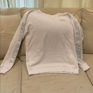White Victoria Secret PINK sweatshirt